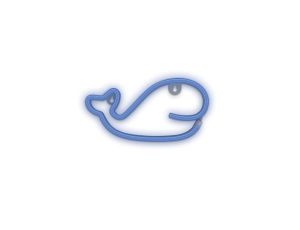 Neon LED WIELORYB niebieski Bat + USB FLNE19 Forever Light