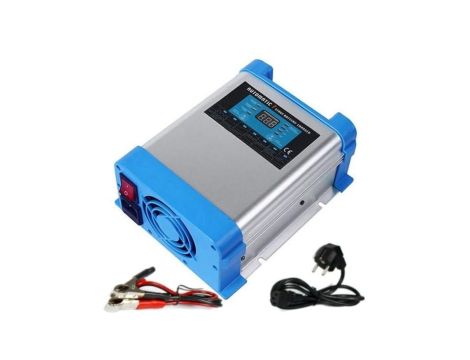 Prostownik sieciowy BC-40 PRO LFP do akumulatorów LiFePO4 12V 40A z wyświetlaczem LCD AZO Digital