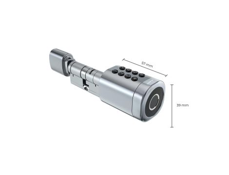 Elektroniczny zamek do drzwi SmartLock RCF CYLINDER 69 (13,56Mhz Mifare, kod PIN, odcisk palca, Bluetooth)