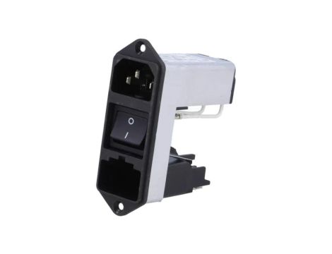 CD64.1101.151Złącze zasilające AC gniazdo męskie 10A 250VAC IEC 60320