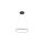 Lampa wisząca CIRCOLO LED M 21W 700lm 4000K Czarny 10862 Nowodvorski Lighting