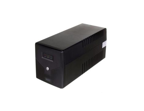 Zasilacz awaryjny UPS Line-Ineractive LED 1000VA/600W 2x12V/7Ah AVR 4xSCHUKO USB RS232 RJ45 DN-170065