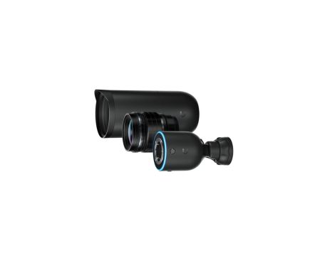 Kamera IP IPX5, 4K 30 fps, PoE+, teleobiektyw 45mm , 1x RJ45 1Gb/s, mikrofon, głośnik Ubiquiti UVC-AI-DSLR LD