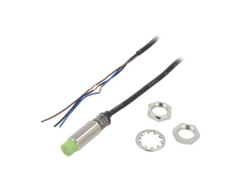 PR12-4DN Czujnik indukcyjny o zasięgu 0...4mm, NPN / NO, 10...30VDC, M12, IP67