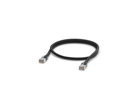 Patchcord LAN Zewnętrzny, Cat.5e STP, 1m, czarny Ubiquiti UACC-Cable-Patch-Outdoor-1m-BK