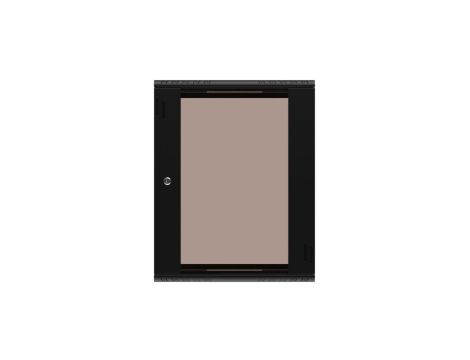 Szafa rack beznarzędziowy montaż, montowana na ścianie Extralink Premium 15U 600x600 Czarna