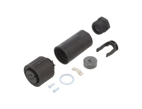 CM06EA14S-2S Złącze okrągłe wtyk CM IP67 PIN: 4 Pokrycie srebrzony żeńskie