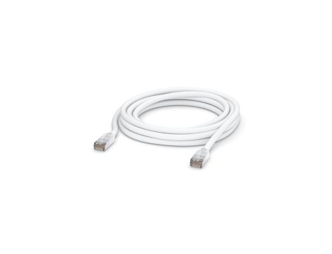 Patchcord LAN Zewnętrzny, Cat.5e STP, 5m, biały Ubiquiti UACC-Cable-Patch-Outdoor-5m-WH