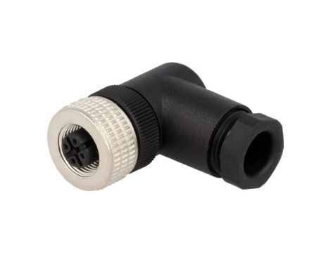 ELWIKA4012PG9 Wtyk M12 PIN: 4 żeńskie kod A-DeviceNet / CANopen na przewód