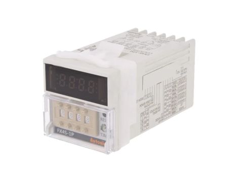 FX4S-1P4 Licznik elektroniczny z wyświetlaczem LED, 9999, OUT:SPDT, IN:NPN,PNP