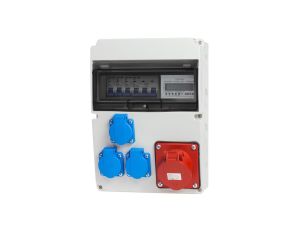 Rozdzielnica stacjonarna 11M 16A/5P 3x230V +licznik L3 i zabezpieczenia RSW013CL013