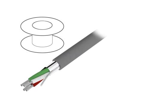 1214C-SL005 Przewód na rolce 30,5m ekranowany Alpha Essential 4x24AWG folia Al-PET