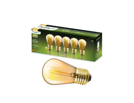 5-PAK Żarówka LED E27 ST14 1,3W = 10W 2200K Ciepła 110lm Filament do Girlandy LUMILED