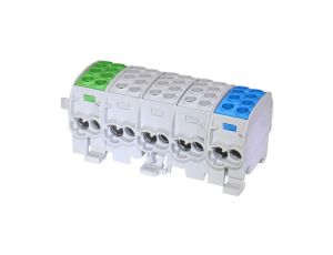 Blok rozdzielczy-odgałęźny Al/Cu SCB 35-5X (80250) SIMBLOCK pięciobiegunowy 35mm2 zie/sza/nie 81507020