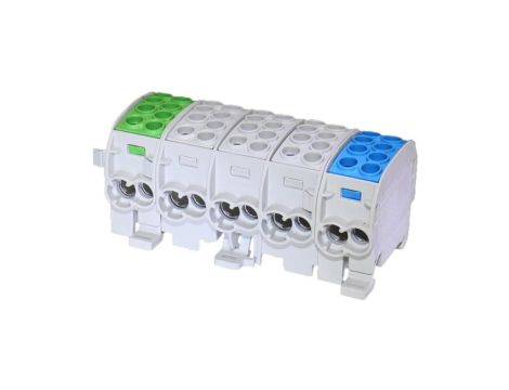 Blok rozdzielczy-odgałęźny Al/Cu SCB 35-5X (80250) SIMBLOCK pięciobiegunowy 35mm2 zie/sza/nie 81507020