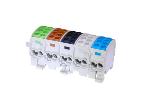 Blok rozdzielczy-odgałęźny Al/Cu SCB 35-5X (80250) SIMBLOCK pięciobiegunowy 35mm2 zie/brą/cza/sza/nie 81507030