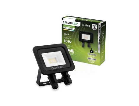 Naświetlacz LED ZUME 10W 1100lm 4000K IP65 Czarny Advanced Lighting Series LUMILED