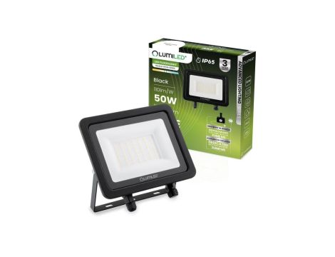 Naświetlacz LED ZUME 50W 5500lm 4000K IP65 Czarny Advanced Lighting Series LUMILED
