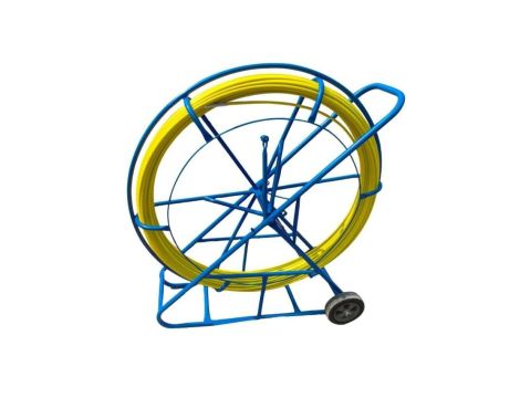 Pilot z włókna szklanego FRP do przeciągania kabli Ø13mm, 150m, z kółkami Q-LANTEC