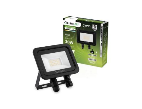 Naświetlacz LED ZUME 30W 3300lm 4000K IP65 Czarny Advanced Lighting Series LUMILED