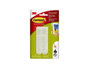 Rzepy do wieszania obrazów / ramek 12KPL (4KPL średnich + 8KPL dużych) 5,4-7,2kg 3M COMMAND