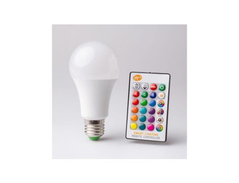 Żarówka Led E27 8W RGBW