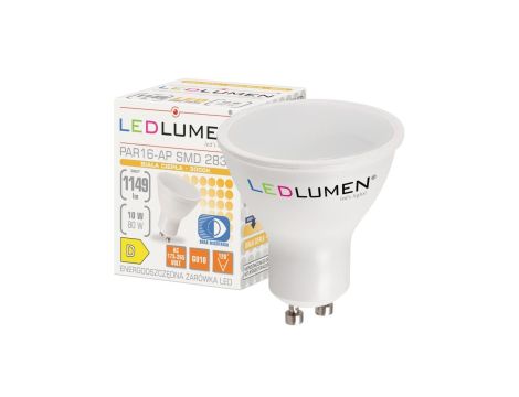 Żarówka LED PAR16-AP GU10 10W 2835 LED CCD WW