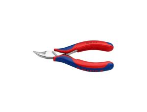 Szczypce chwytające dla elektroników 115mm precyzyjne zagięte KNIPEX 35 42 115