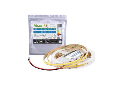 Taśma LED COB 504 chips 12V 12W 66lm/W ciepła 3000K IP20 - ED00031476 /odcinki po 5 m/