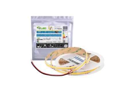 Taśma LED COB 320 chips 24V 8W 101lm/W ciepła 3000K CRI90+ IP54 - ED00031485 /odcinki po 5 m/
