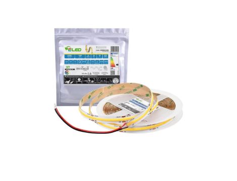 Taśma LED COB 528 chips 24V 15W 97lm/W ciepła 3000K CRI90+ IP20 - ED00031496 /odcinki po 5 m/