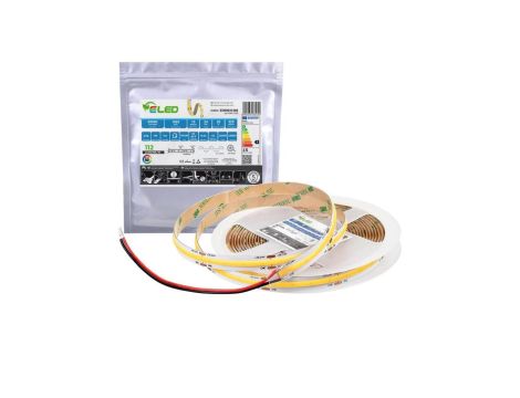 Taśma LED COB 528 chips 24V 15W 112lm/W zimna 6500K CRI90+ IP20 - ED00031498 /odcinki po 5 m/