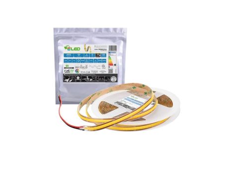 Taśma LED COB Free Cut 528 chips 12V 9W 91lm/W neutralna 4000K CRI90+ IP54 - ED00031514 /odcinki po 5 m/