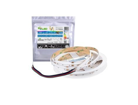Taśma LED COB RGB 840 chips 24V 15W 48lm/W IP54 - ED00031519 /odcinki po 5 m/