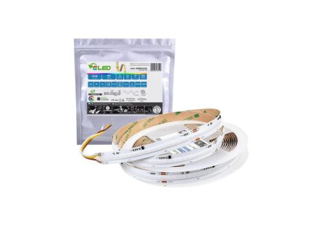 Taśma LED COB RGB cyfrowa WS2811 630 chips 24V 12W IP20 - ED00031532 /odcinki po 5 m/