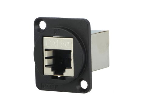Łącznik FT RJ45 8p8c Kat 5e ekranowane 19x24mm metal CP30220SMB