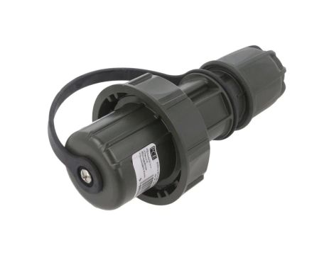 20051-UZłącze zasilające AC męskie wtyk 2P+PE 250VAC 16A zielony