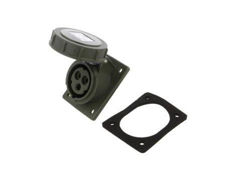 4132-6F78.UZłącze zasilające AC 3-fazowe gniazdo 16A 230VAC żeńskie