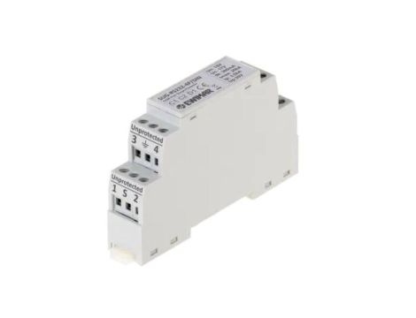 4-torowy ogranicznik przepięć magistrali RS-232 montowany na szynę DIN