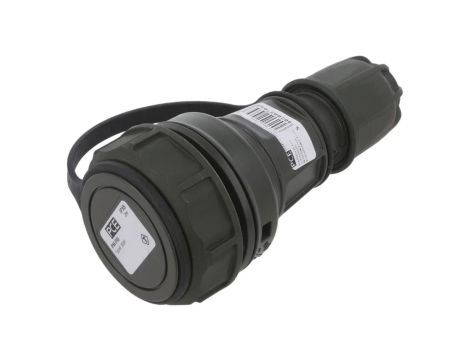 20241-UZłącze zasilające AC gniazdo 2P+PE 250VAC 16A PIN 3 żeńskie