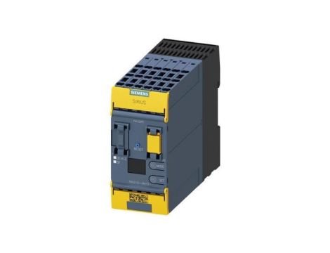 Przekaźnik bezpieczeństwa programowalny 20F-DI 4F-DQ 2DQ 24V DC szerokość 45mm przyłącza sprężynowe 3SK2122-2AA10