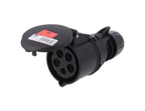 225-6XZłącze zasilające AC 3-fazowe wtyk 32A 400VAC IP44 żeńskie