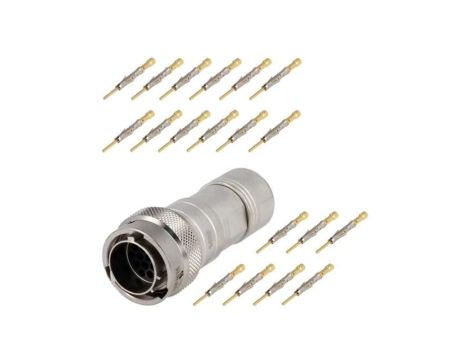 RT0W61419PNH-K Złącze okrągłe wtyk na przewód 19PIN męski zaciskanie IP67