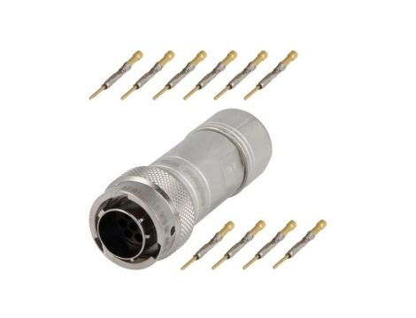 RT0W61210PNH-K Złącze okrągłe wtyk na przewód 10PIN męski zaciskanie IP67