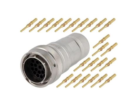 RT061823PNH-K Złącze okrągłe wtyk na przewód 23PIN męski zaciskanie IP67