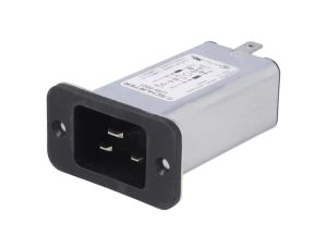 C20F.0001Złącze zasilające AC gniazdo męskie 20A 250VAC IEC 60320