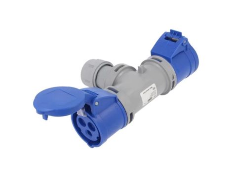 94325102Złącze zasilające AC gniazdo 16A 230VAC IEC 60309 żeńskie