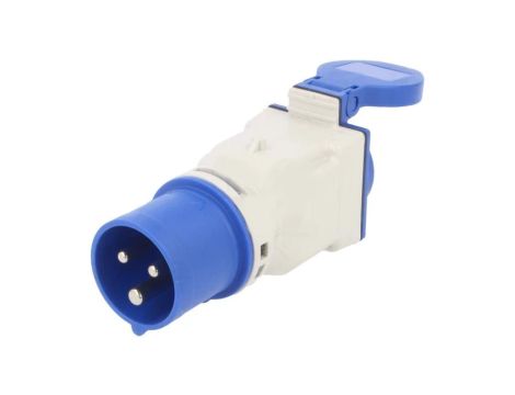 9433100Złącze zasilające AC przejście 16A 230VAC męskie/żeńskie