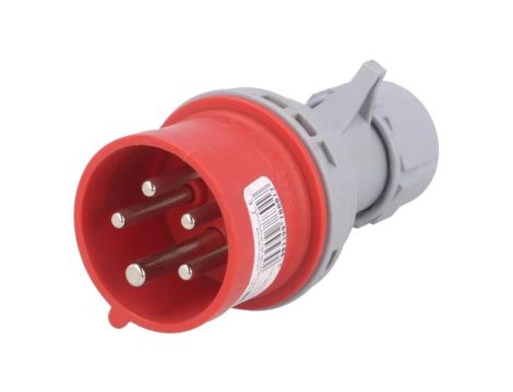 7015-6TTZłącze zasilające AC 3-fazowe wtyk męskie 16A 400VAC IP44 męskie
