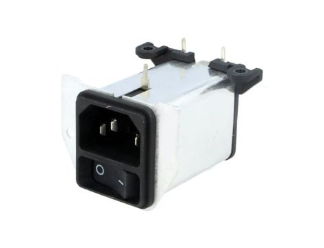 DC22.1121.111Złącze zasilające AC gniazdo męskie 1A 250VAC IEC 60320